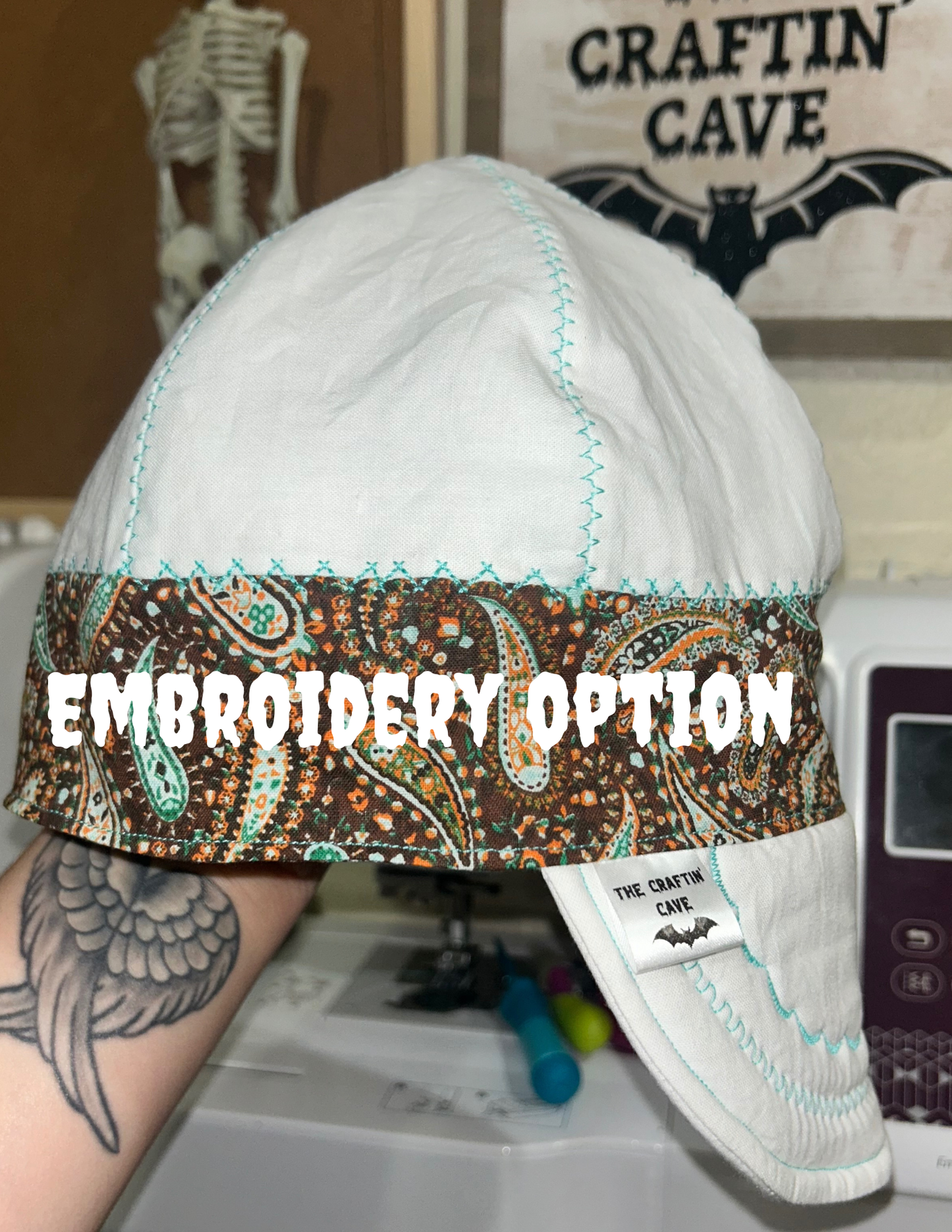 Paisley Oiler+(EMBROIDERY ADD ON)