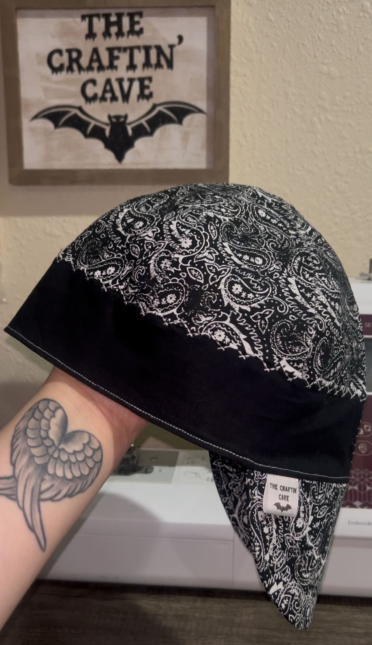 Black Paisley Spurs